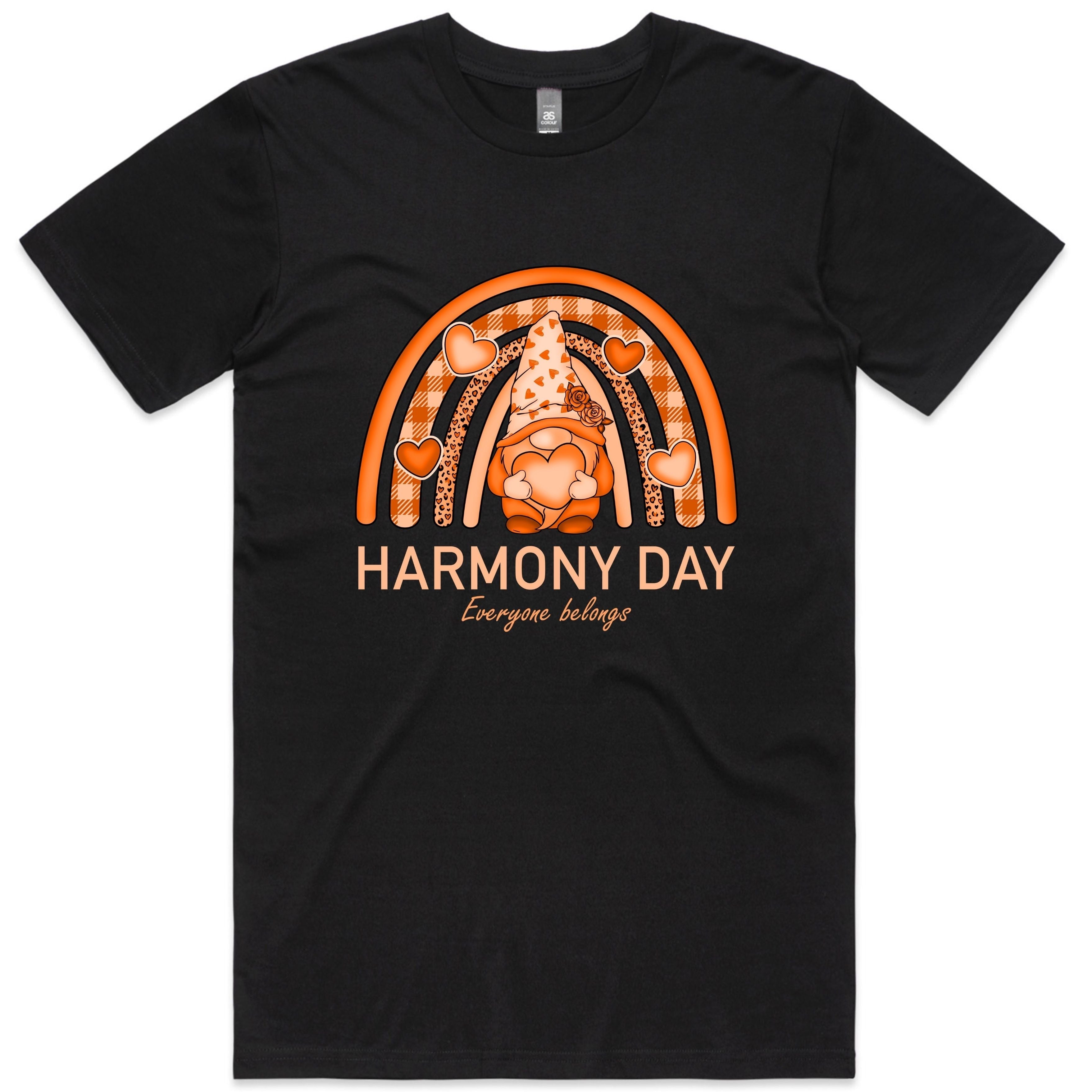 HARMONY DAY GNOMIE RAINBOW. TSHIRT