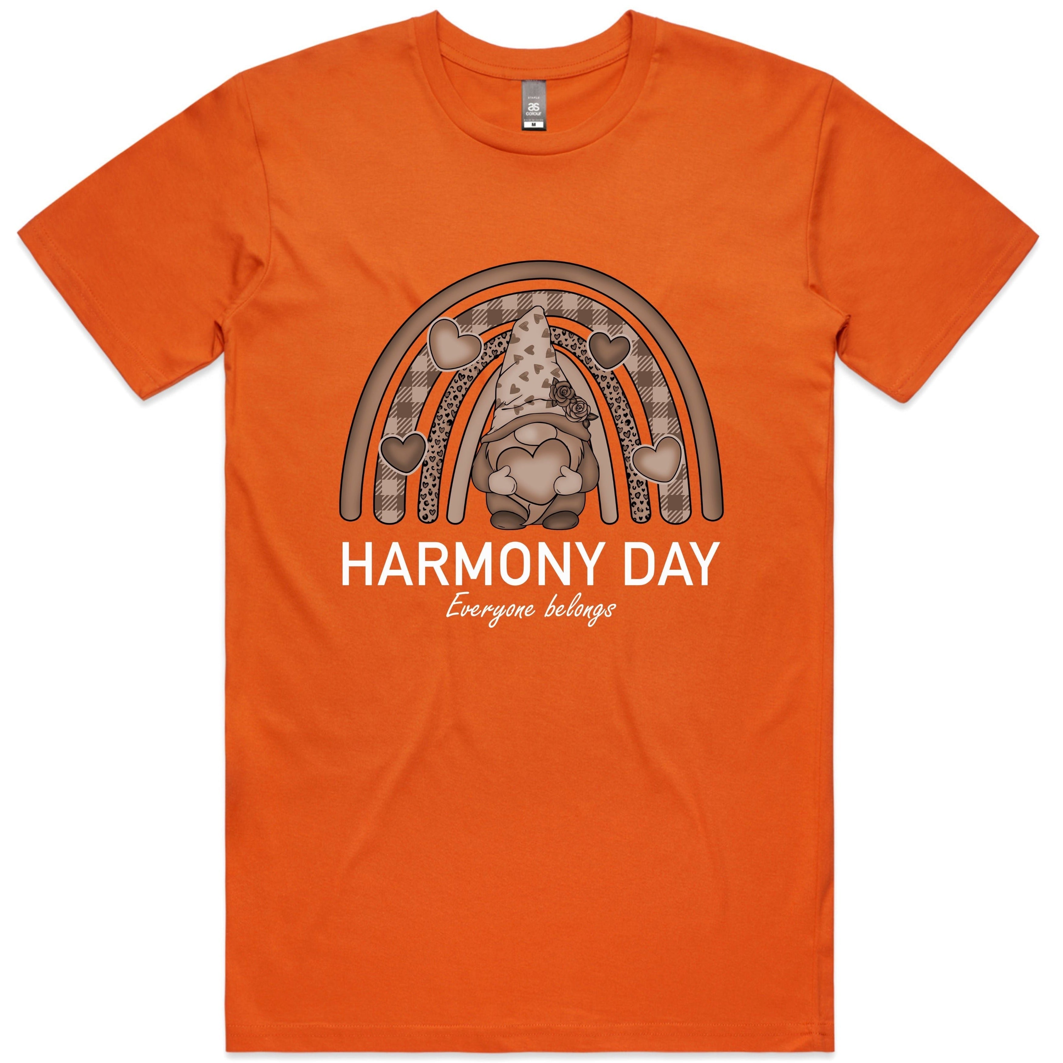 HARMONY DAY GNOMIE RAINBOW. TSHIRT