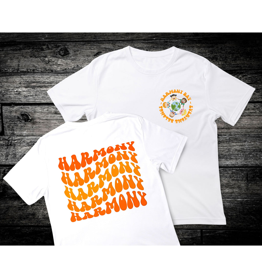 HARMONY WAVEY FRONT & BACK TSHIRT