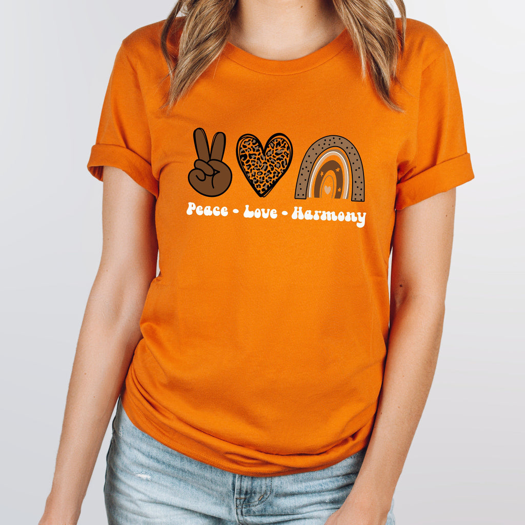 PEACE LOVE HARMONY TSHIRT