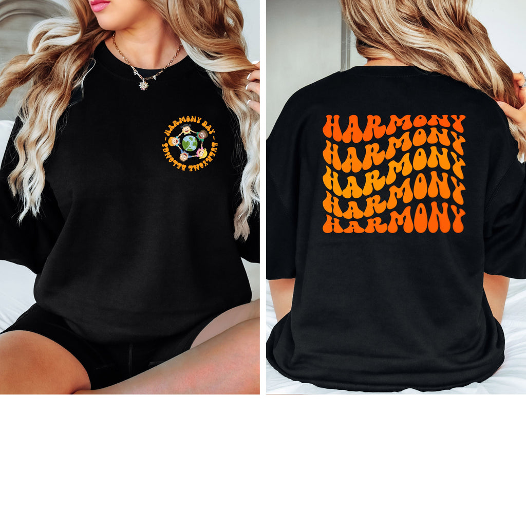 HARMONY WAVEY FRONT & BACK TSHIRT