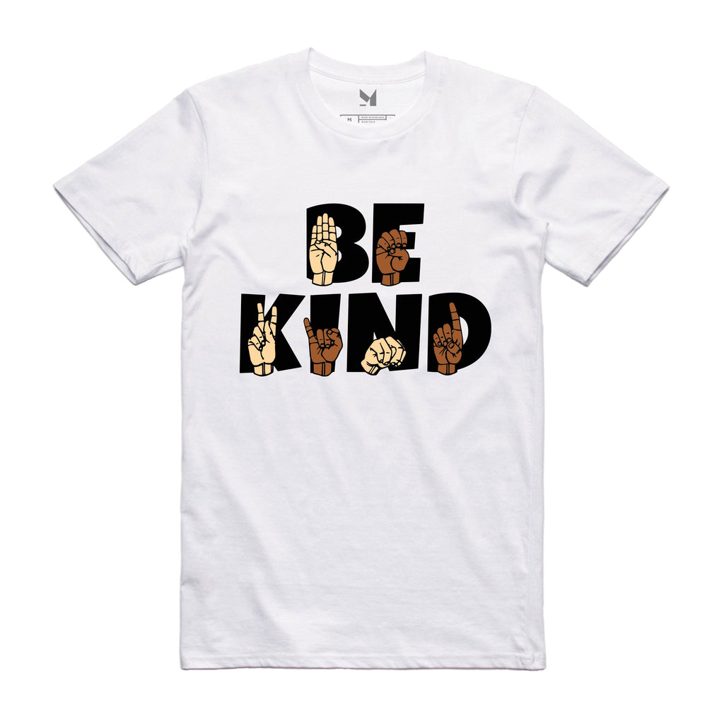 BE KIND SIGN LANGUAGE 2 TSHIRT